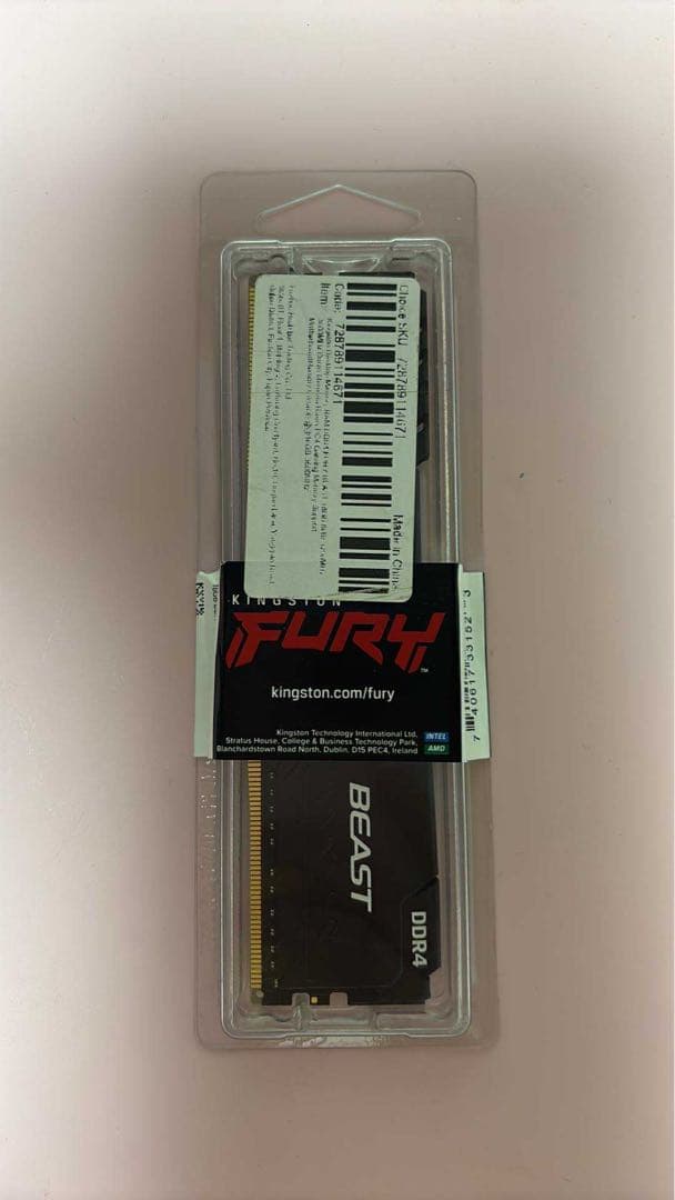 Kingston FURY BEAST DDR4 メモリー16gb6000mhz