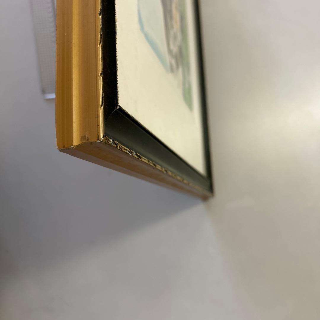 イヴ・ブライエ　リトグラフ　牛達の村