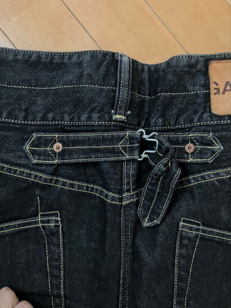 【GANRYU】サルエルパンツ　ブラック