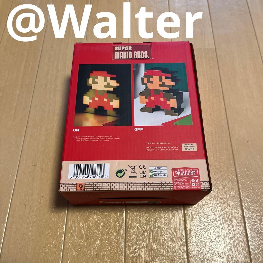 【海外限定】スーパーマリオ ドット絵ライト 【Paladone】