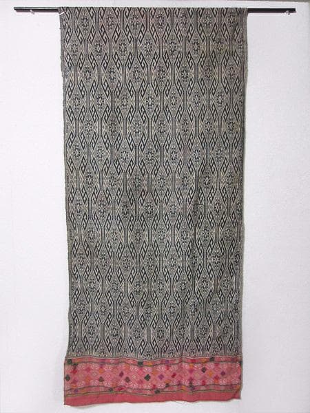 ★ラオスの浮き織り　ブランケット　70～80年前の古布　2　アンティーク