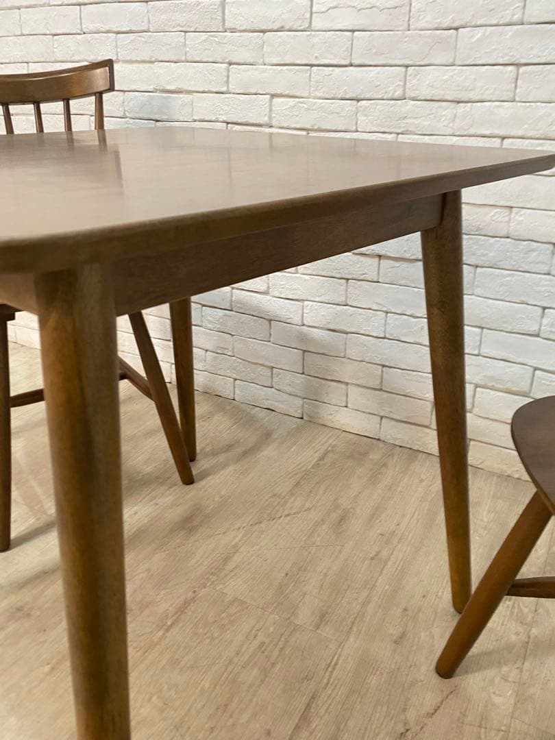 【ノーラ】ダイニングテーブル＋チェア　2脚セット　ウィンザーチェア