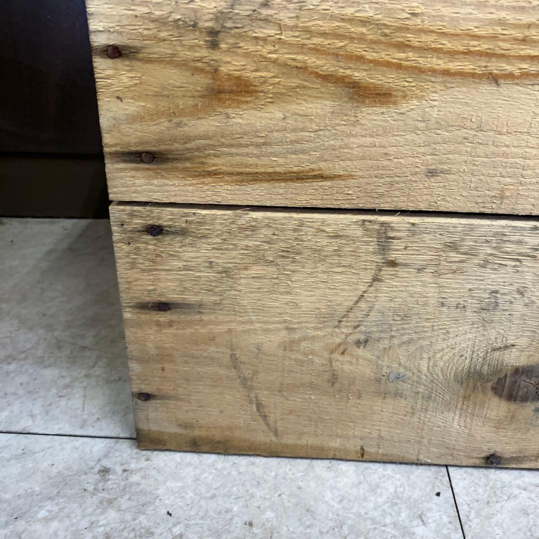 A-3 レトロ リオゲンダスト 木箱 昭和 アンカー印 ビンテージ 収納 古道具