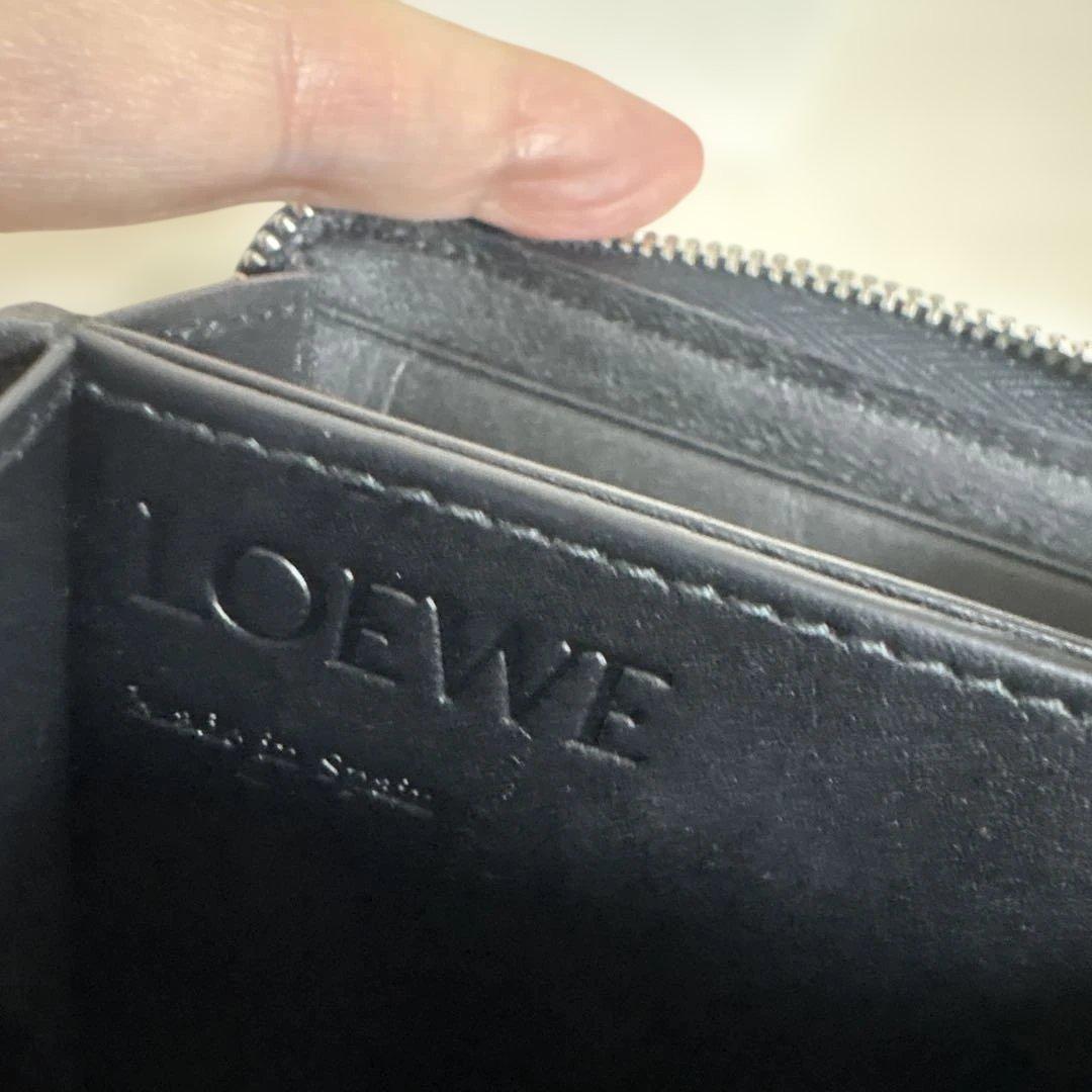 LOEWE ロエベ 6カード ジップ ウォレット 美品！