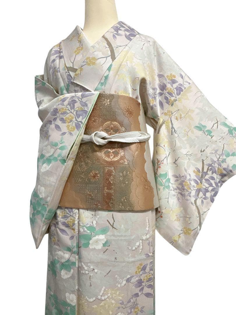 A30美品 訪問着 四季花付け下げ訪問着結婚式 披露宴 パーティー 結納 お茶会