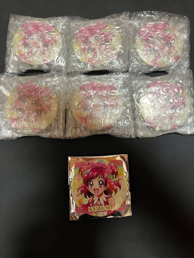 夢原のぞみ　缶バッジ7個セット　ハルカノゾムミライノハナ　アイドルプリキュア