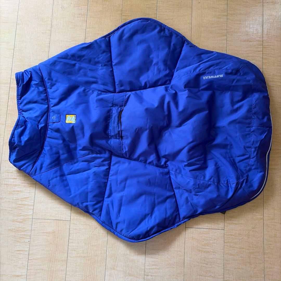 ラフウェア　クインジードッグジャケット　 ブルーL RUFFWEAR
