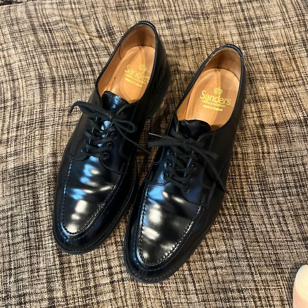Sanders ブラック ドレスシューズ