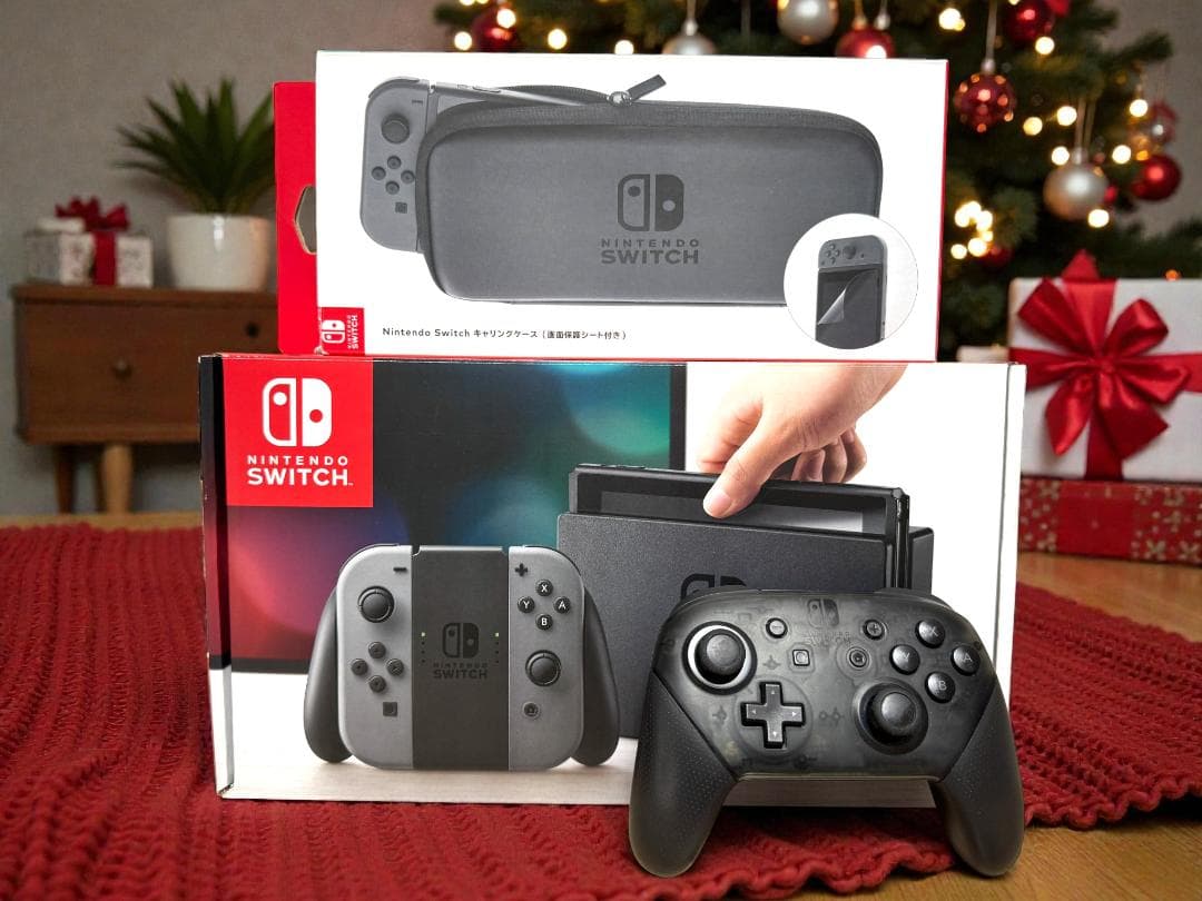 ⭐展示保管用⭐Switch グレー 豪華セット⭐