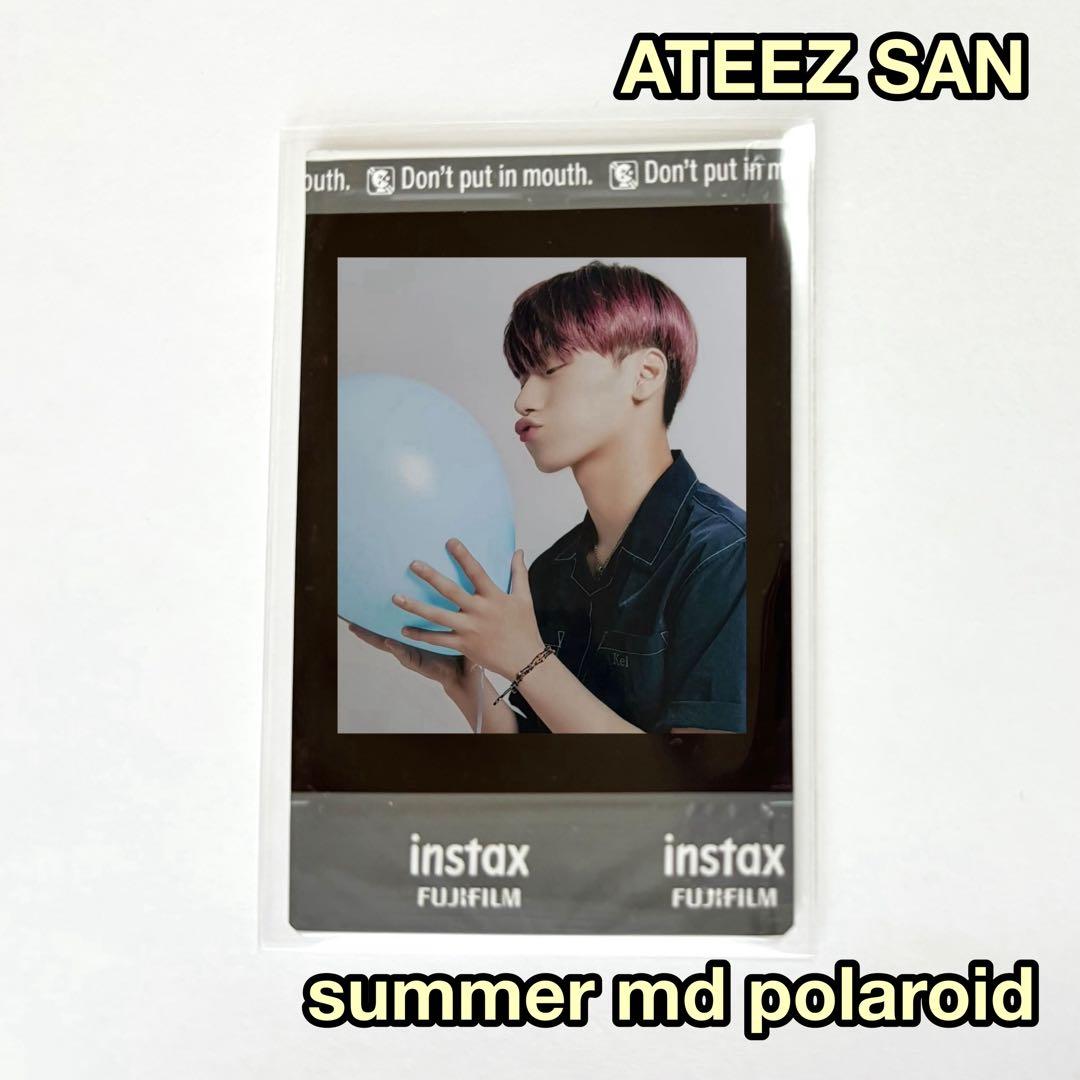 ATEEZ サン 直筆サイン ポラロイド 当選 チェキ