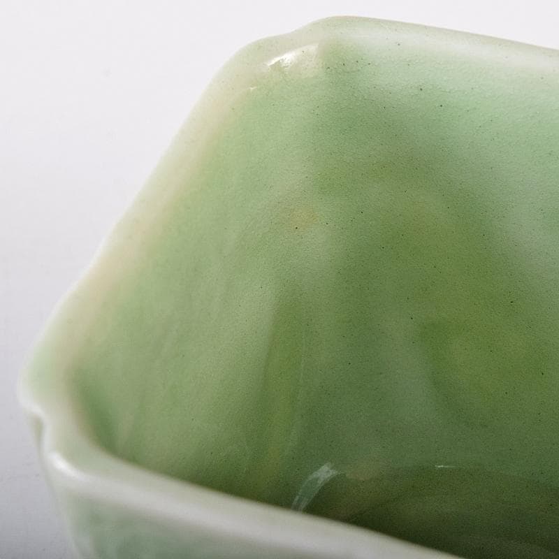 和食器　瀬戸焼　古瀬戸　楼閣山水文　猪口　二十人前　時代箱付　V　R8205B