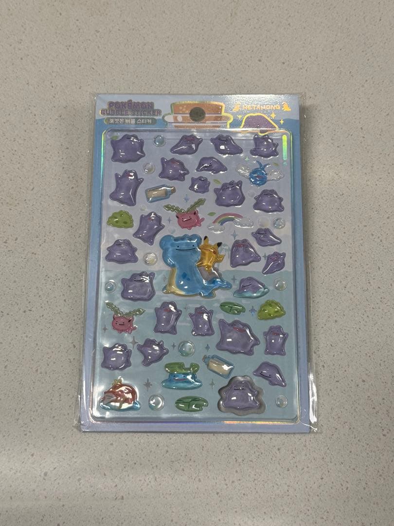 韓国限定 メタモン ボンボンドロップシール ポップアップ ポケモン 正規品