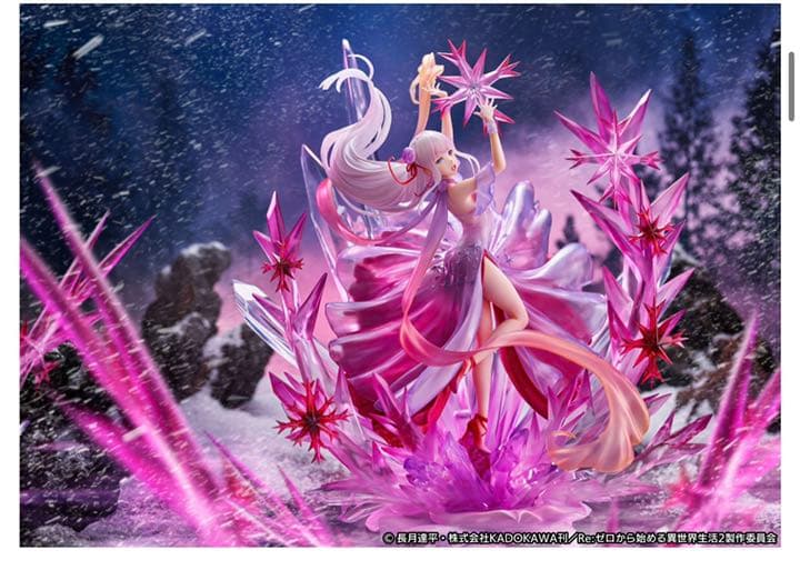 【値下可】Re:ゼロから始める異世界生活 氷結のエミリア　クリスタルドレス