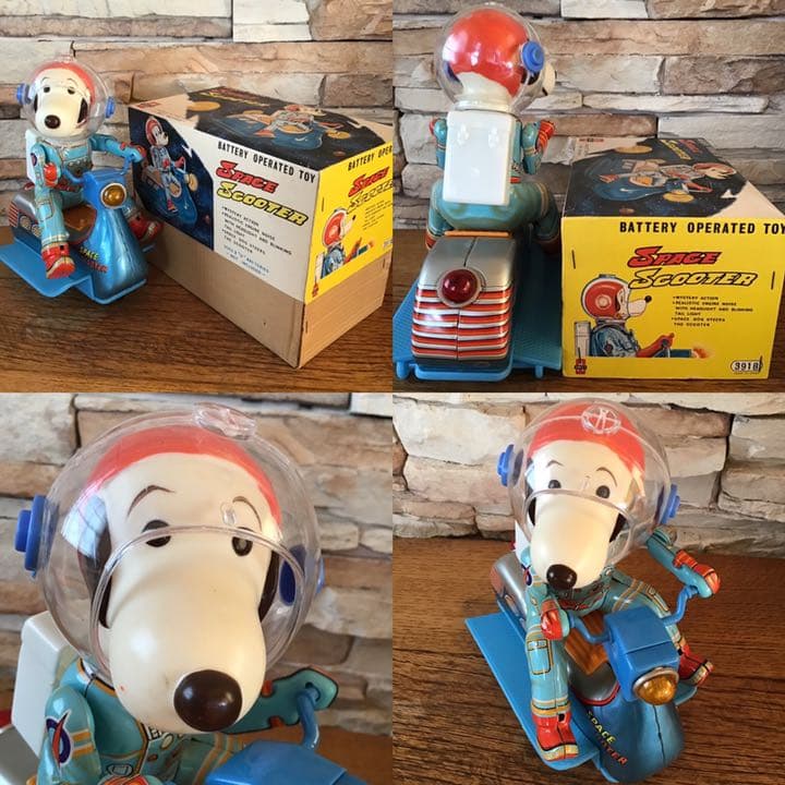 スヌーピー ブリキ SPACE TOY 3点セット