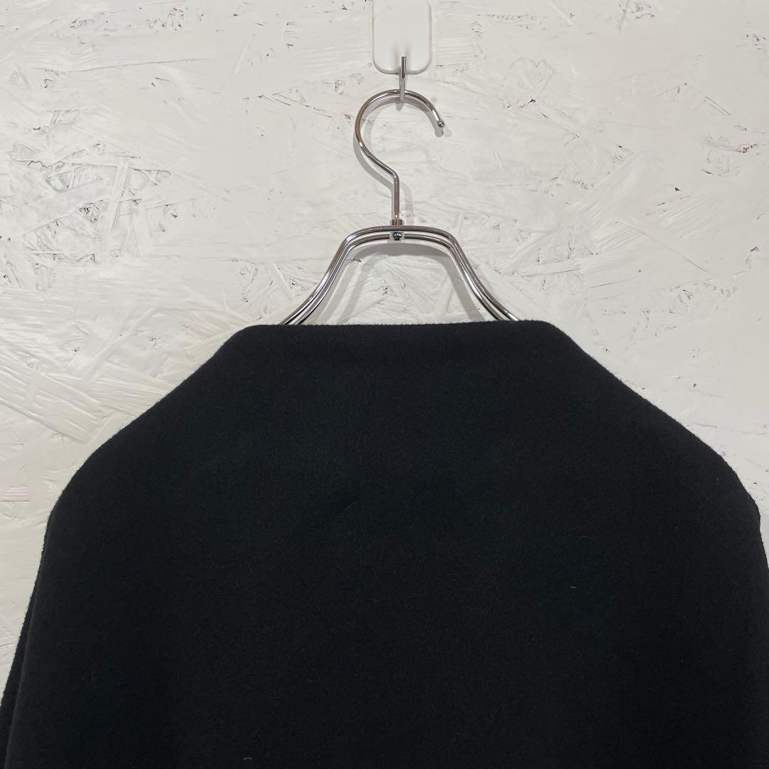 日本製　カシミヤ混【divka】ノーカラーウールコート　2