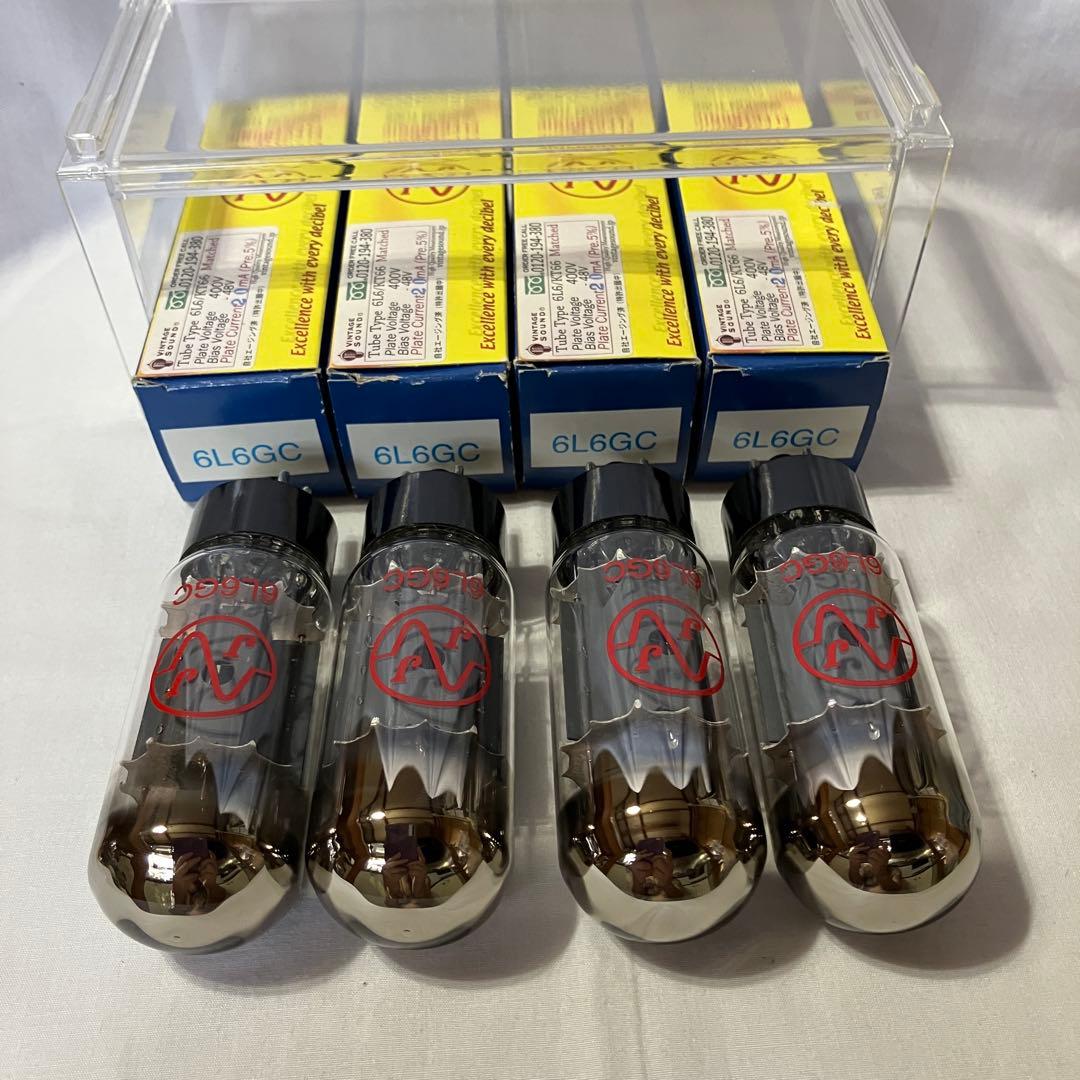 JJ 6L6GC マッチドクアッド パワー管 4本セット