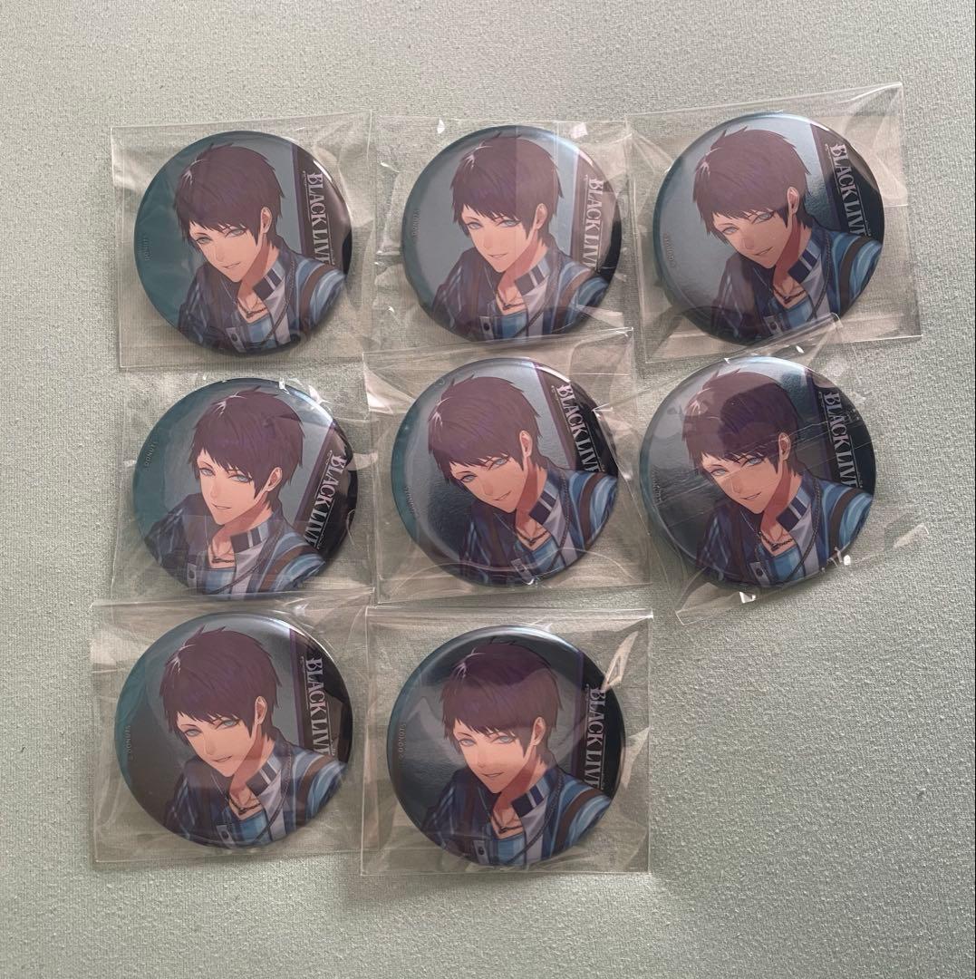 ブラスタ　夜光　缶バッジ　ブラックスター