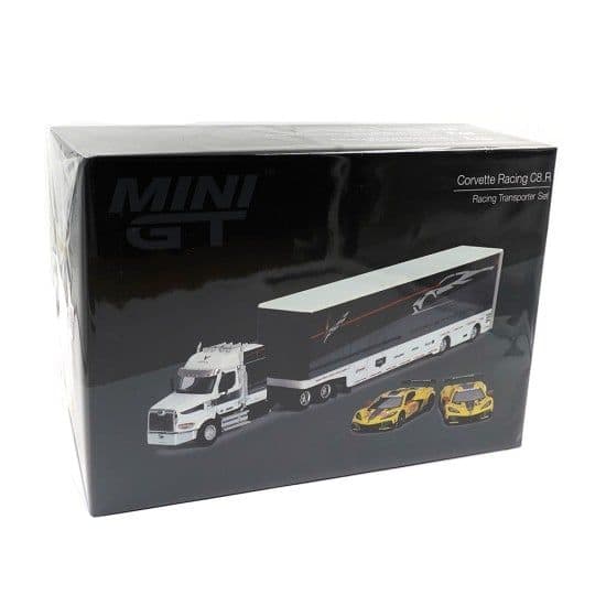 MINI GT Corvette Racing C8.R トレーラーセット