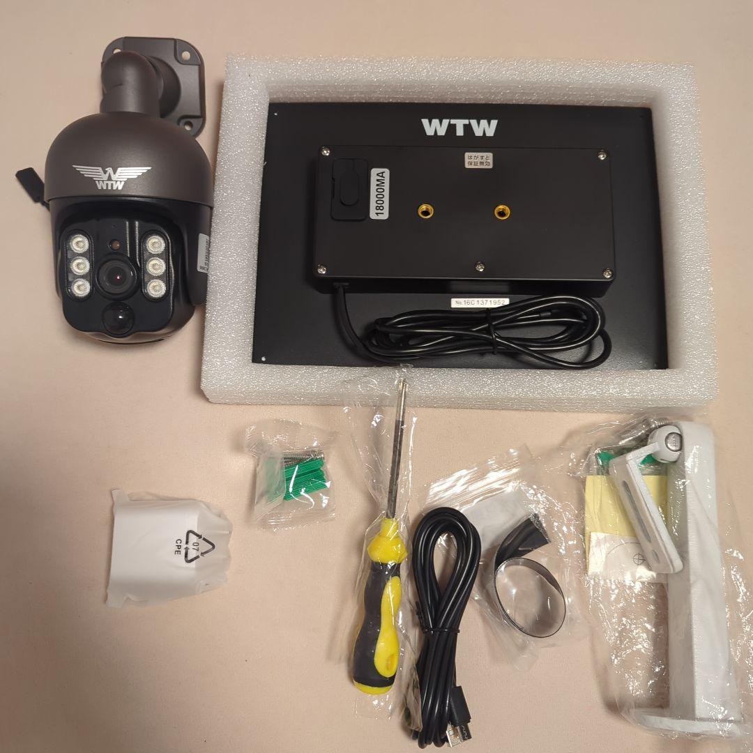 WTW 塚本無線 防犯カメラ ワイヤレス ソーラー WSP 最大18000mAh