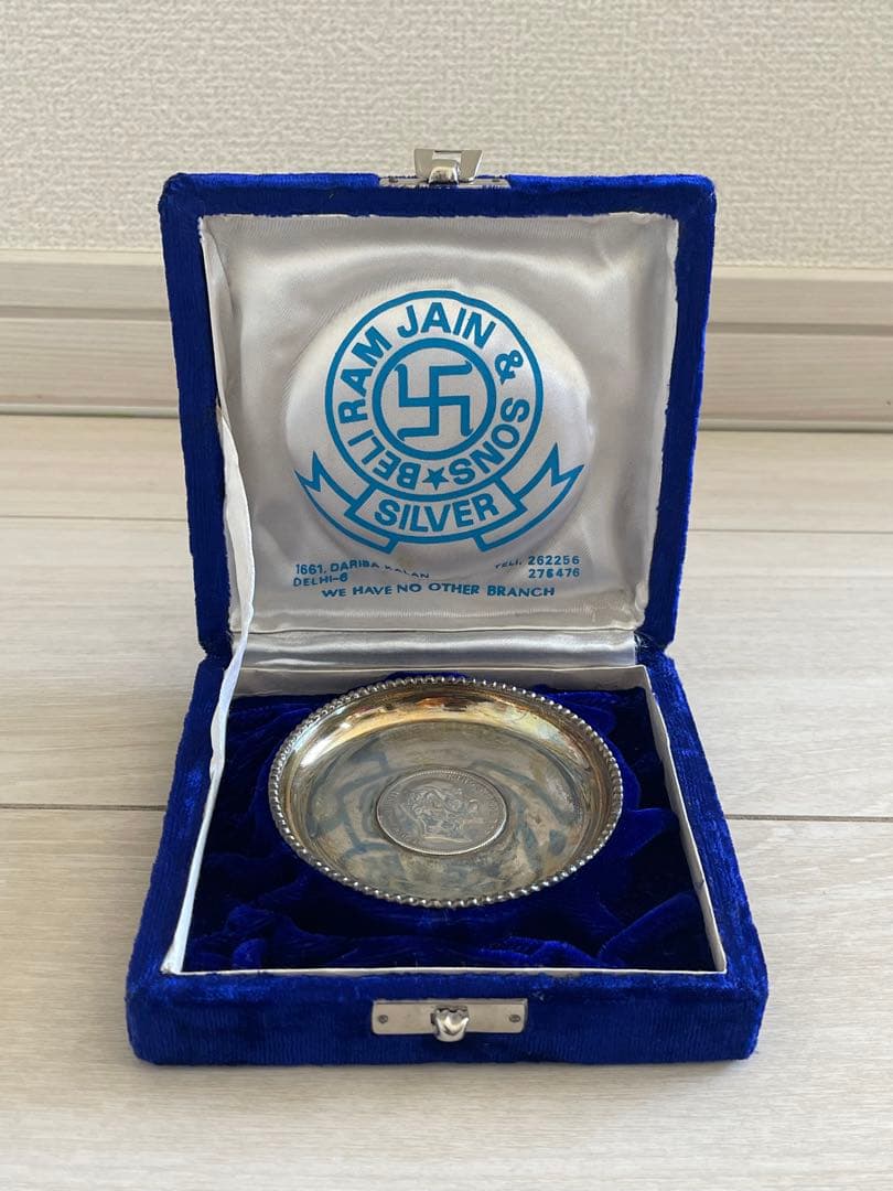 BELIRAM JAIN 純銀 エドワード7世 銀貨 アンティーク