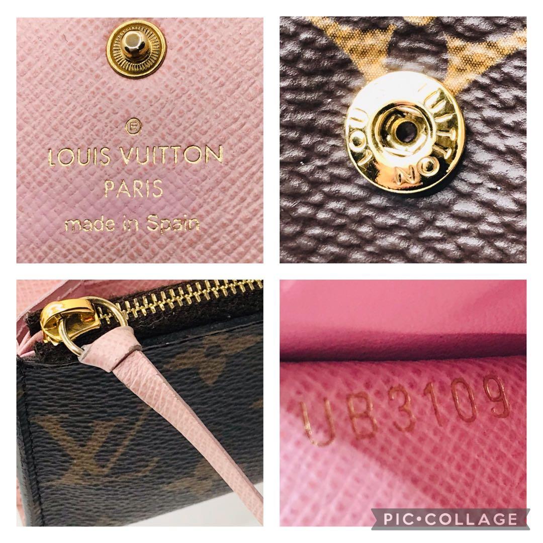 ルイヴィトン✨モノグラム ローズバレリーヌ ポルトモネ ロザリ ケース