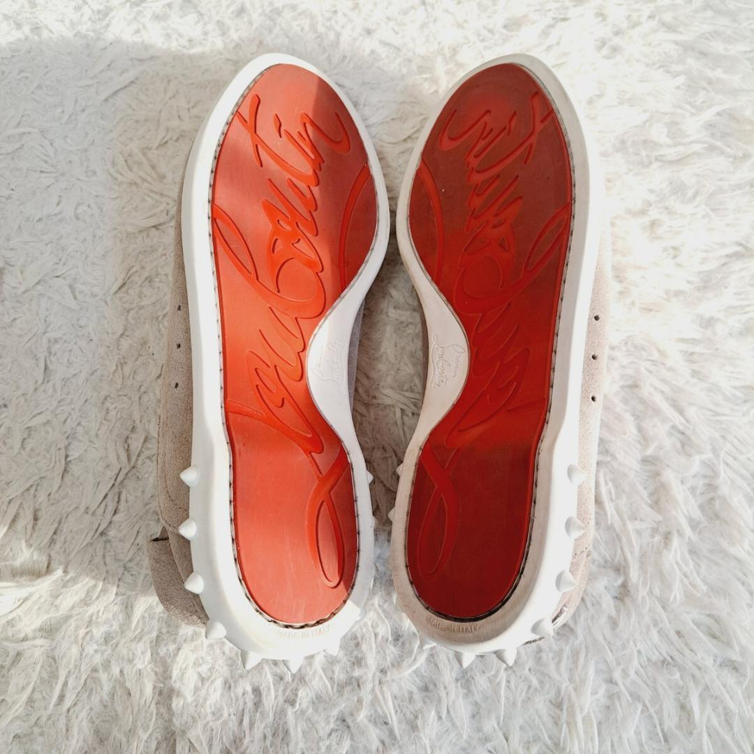 現行 クリスチャンルブタン ジェロモック スウェード ローファー 41.5