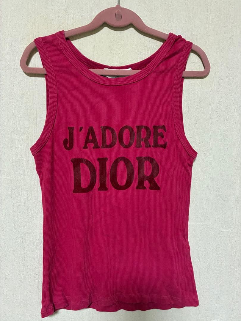 ピンクタンクトップ J'ADORE DIOR