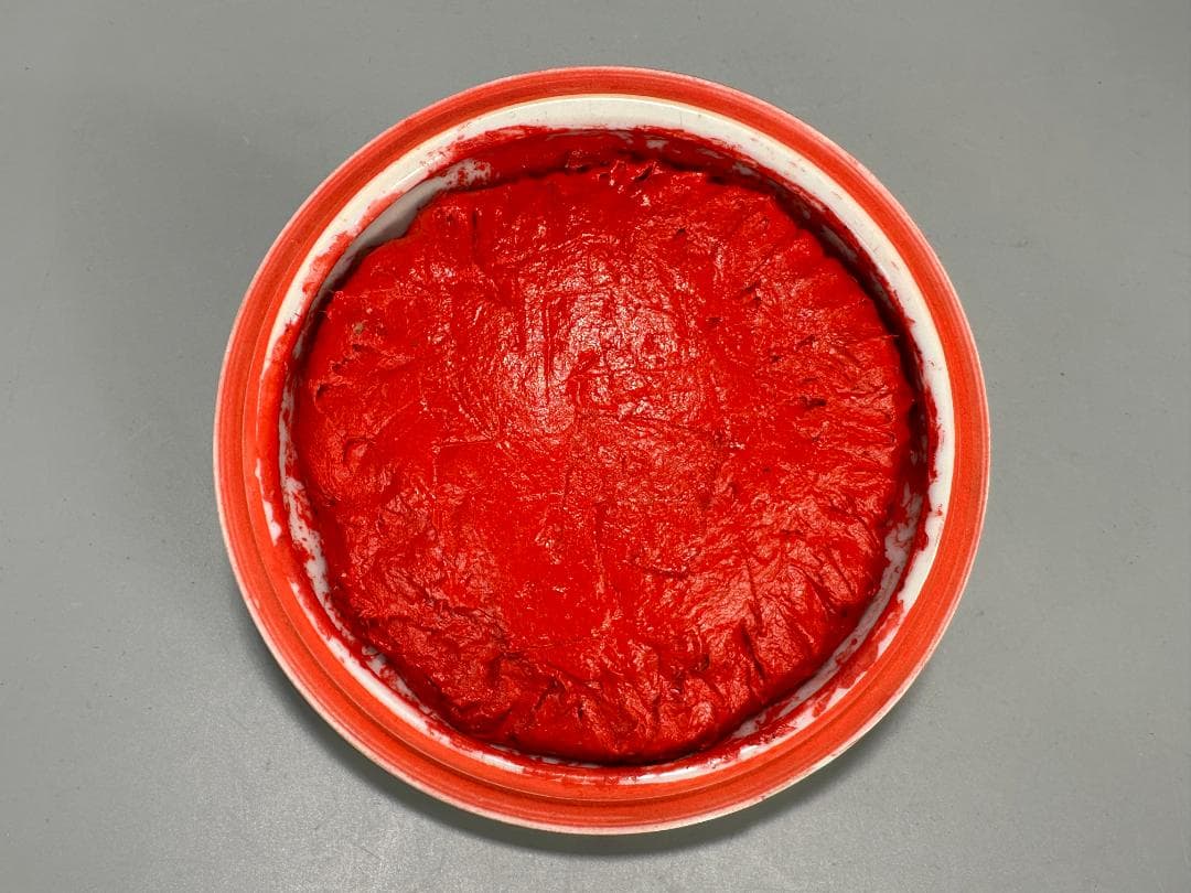 書道具　文房具　景徳鎮製　朱肉　雪景画　乾隆年製　款　時代　唐物