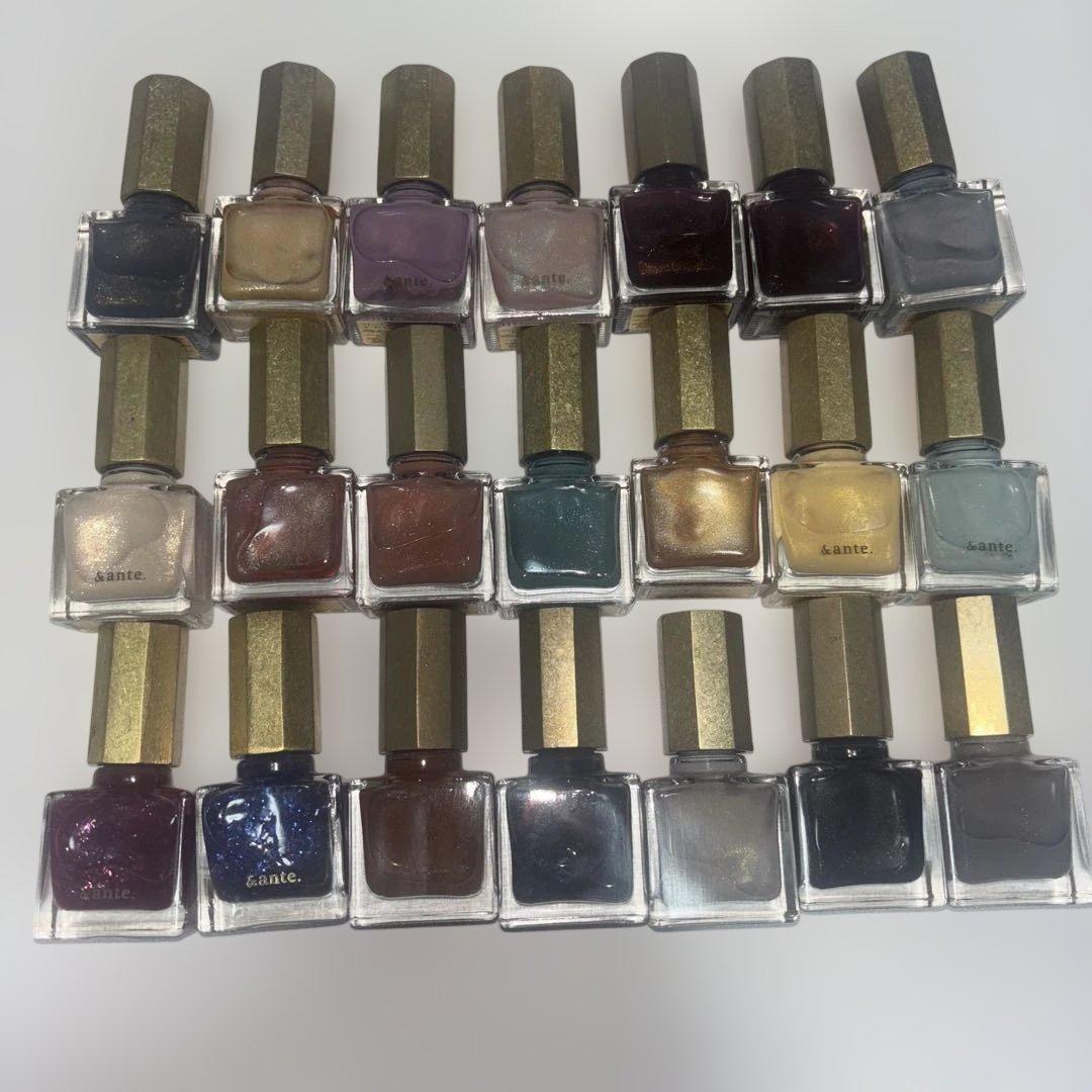 アンダンテ　ジェムカラーポリッシュ　21本セット　※1色のみダブりあり