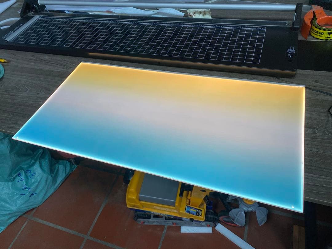 新品未使用　ライトスクリーン　アクアリウム　LED RGB 60cm×45cm