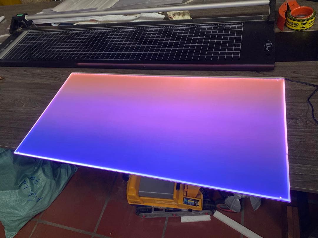 新品未使用　ライトスクリーン　アクアリウム　LED RGB 60cm×45cm