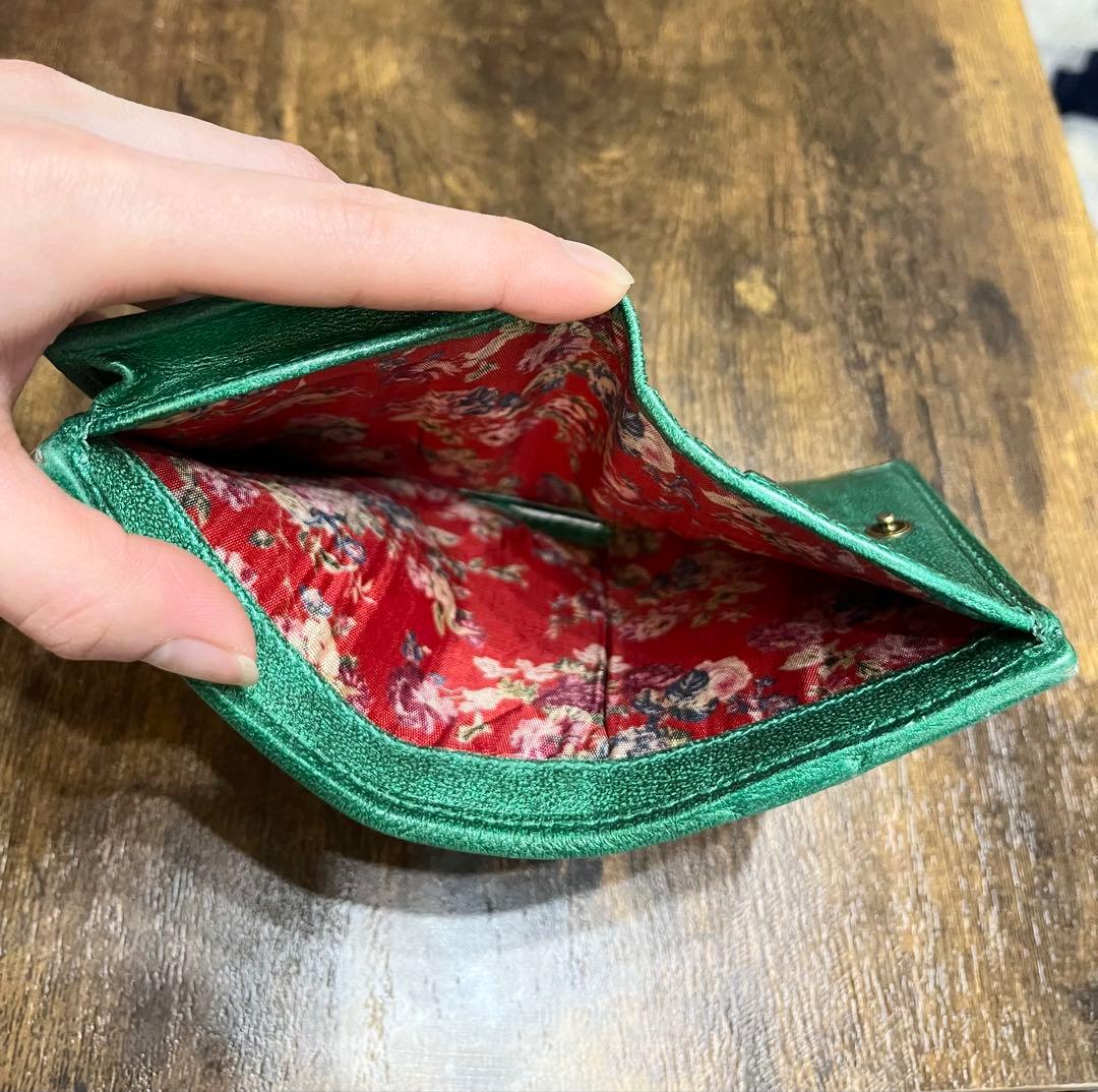 GUCCI グッチ オースビットラミネートレザー ミニウォレット