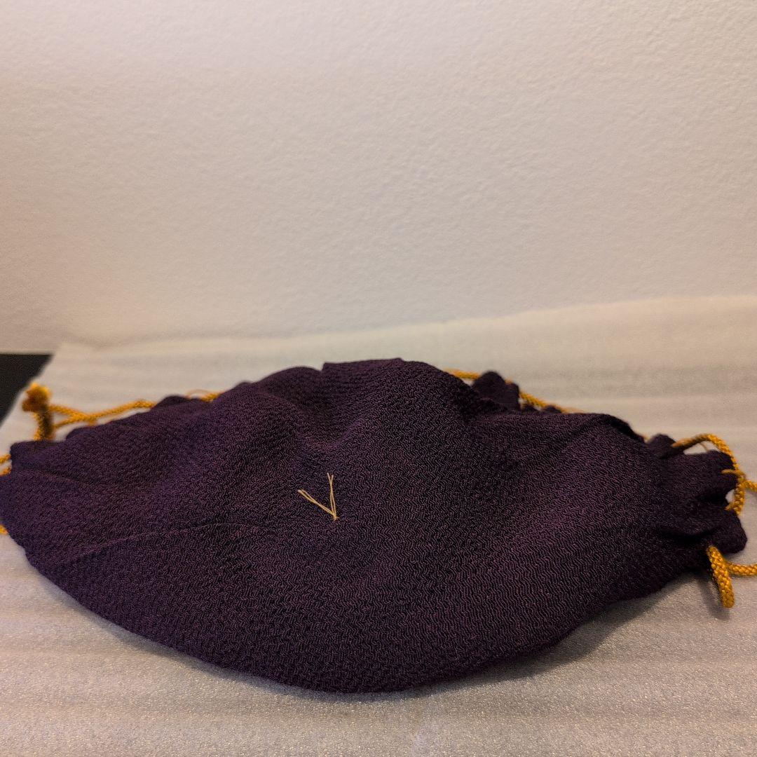 古黒織部 沓茶碗 仕覆 時代箱