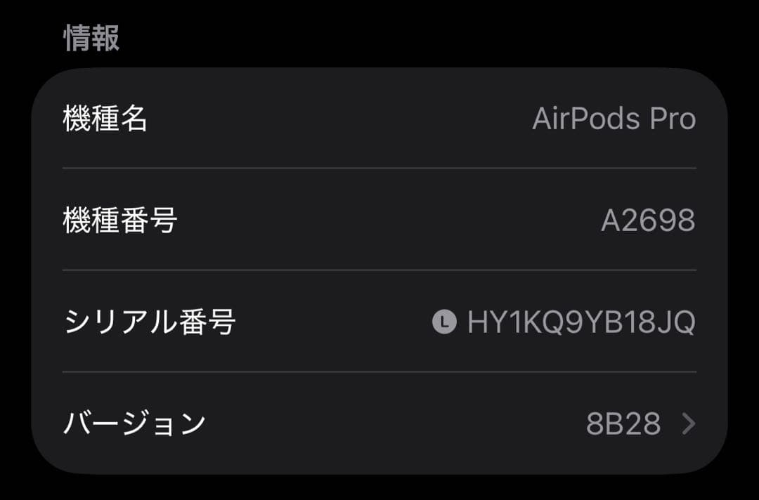 Apple AirPods Pro 第2世代 lightning 両耳 [79]