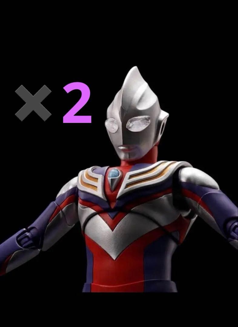 2個　S.H.Figuarts ウルトラマンティガ　マルチタイプ　ウルトラの星