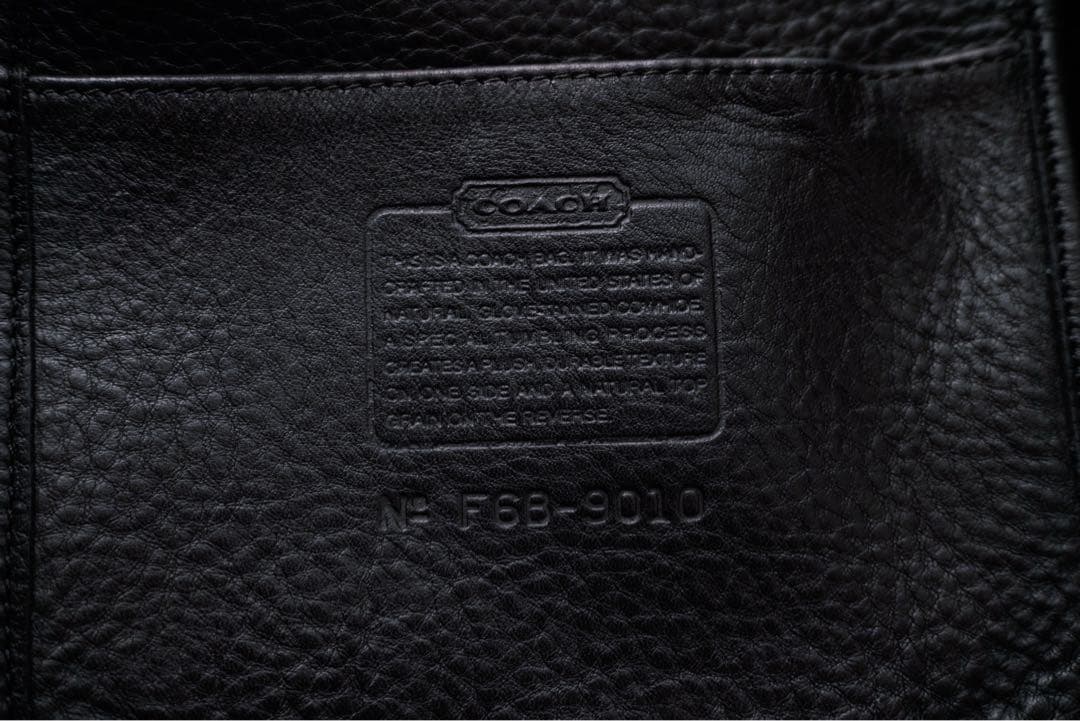 バッグ COACH 9010 Suede Shoulder Bag Leather