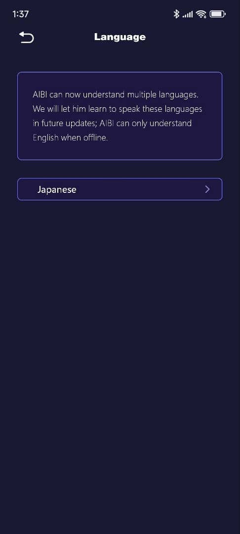 【超美品・日本語対応】AIBI Pocket Pet AI ロボット