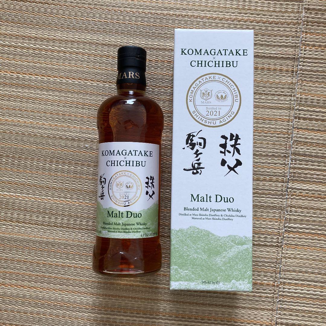 マルスウイスキー 駒ヶ岳×秩父 ブレンデッドモルトジャパニーズウイスキー54度…