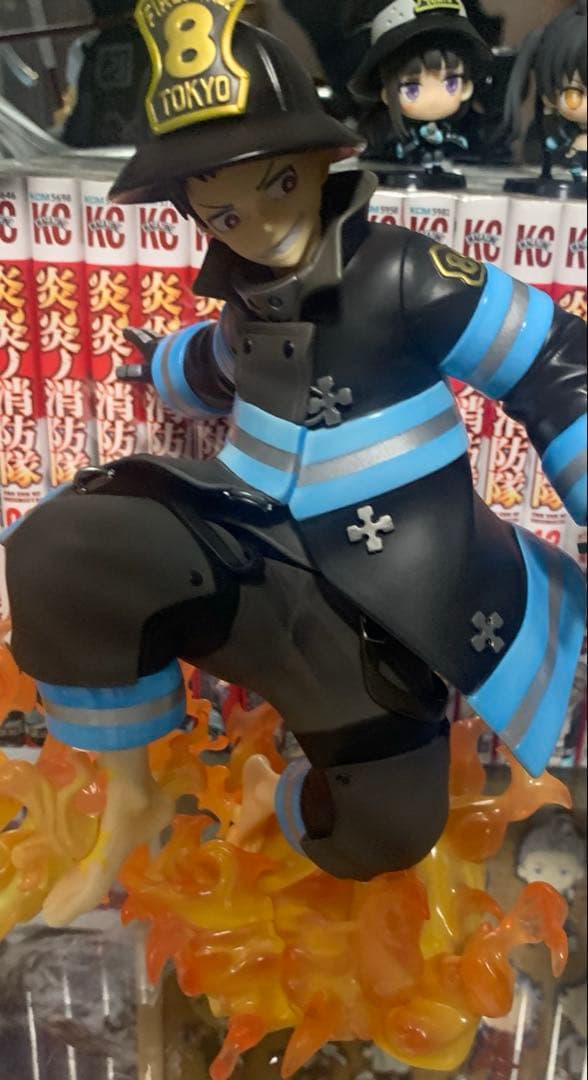 炎炎の消防隊フィギュア.ミニフィギュア.漫画全巻(シュリンクかかってます)セット
