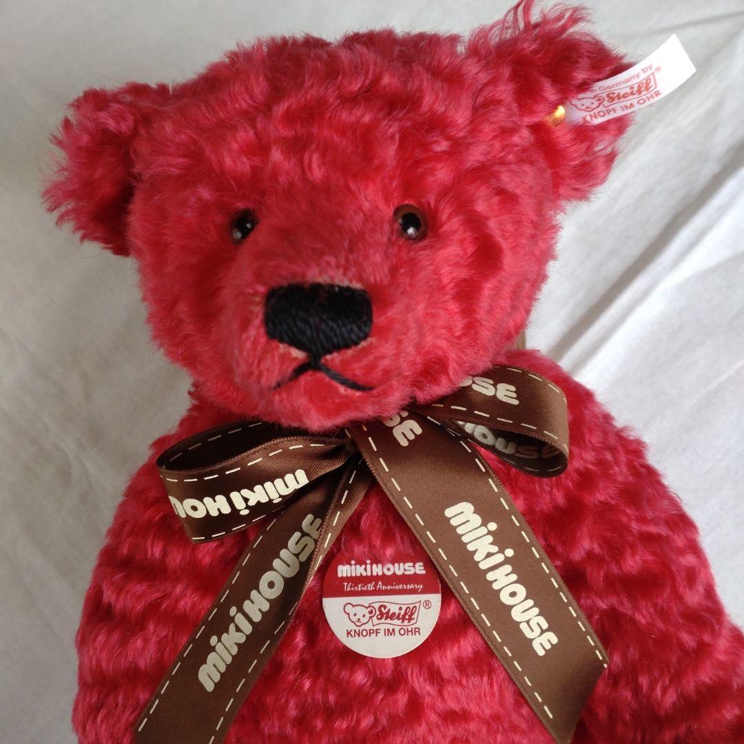 ミキハウス ☓ シュタイフ Anniv テディベアー （専用箱、証明書付き）