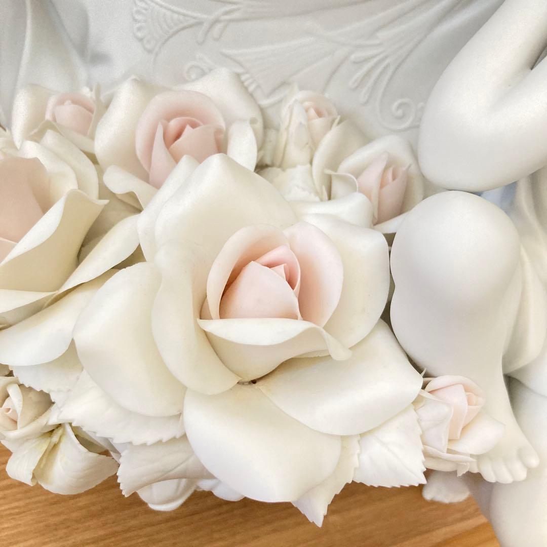 【LLADRO】美の輝き グレイスシリーズ バラ 妖精 フェアリー 置物