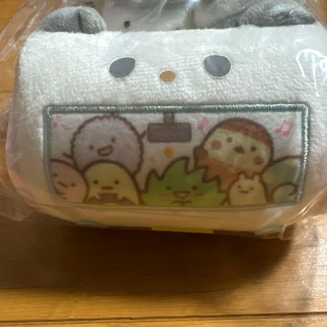 すみっコぐらし　東京駅店3周年　ぬいぐるみ　パンダ観光バス　てのりぬいぐるみ