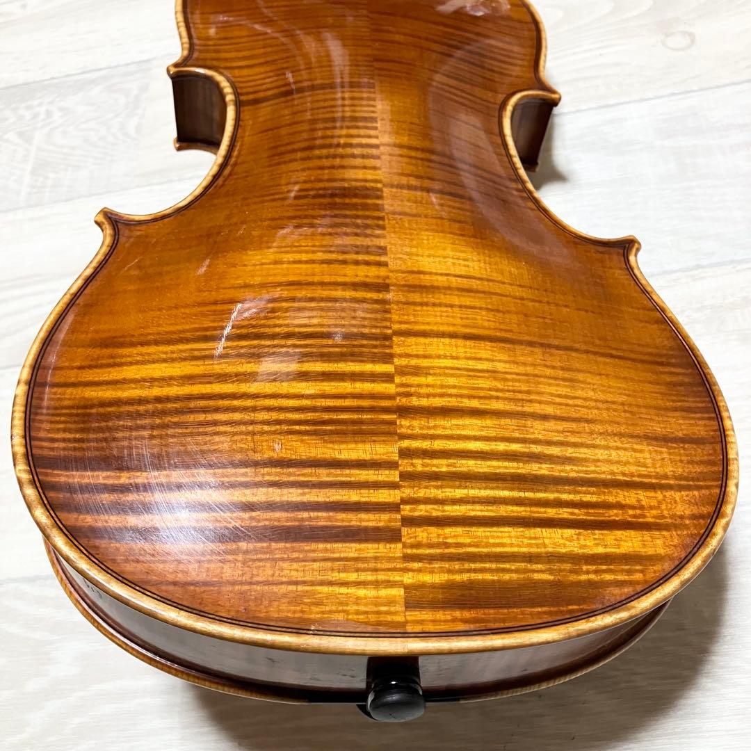 【中古良音】Jan Lorenz NO.37 4/4 バイオリン　虎杢　虎杢目