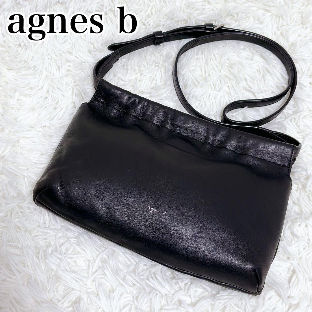 アニエスべー EDiE ショルダーバッグ ワンショルダーバッグ ブラック