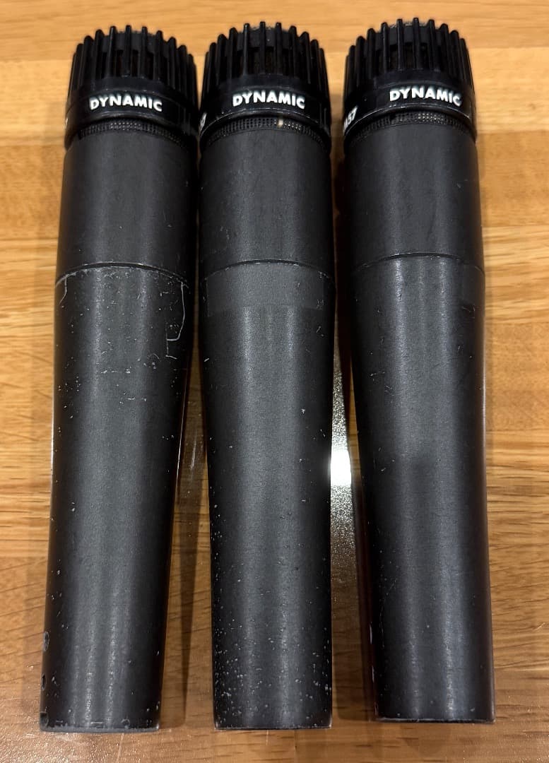 SHURE シュアー ダイナミックマイク SM57 3本　ジャンク
