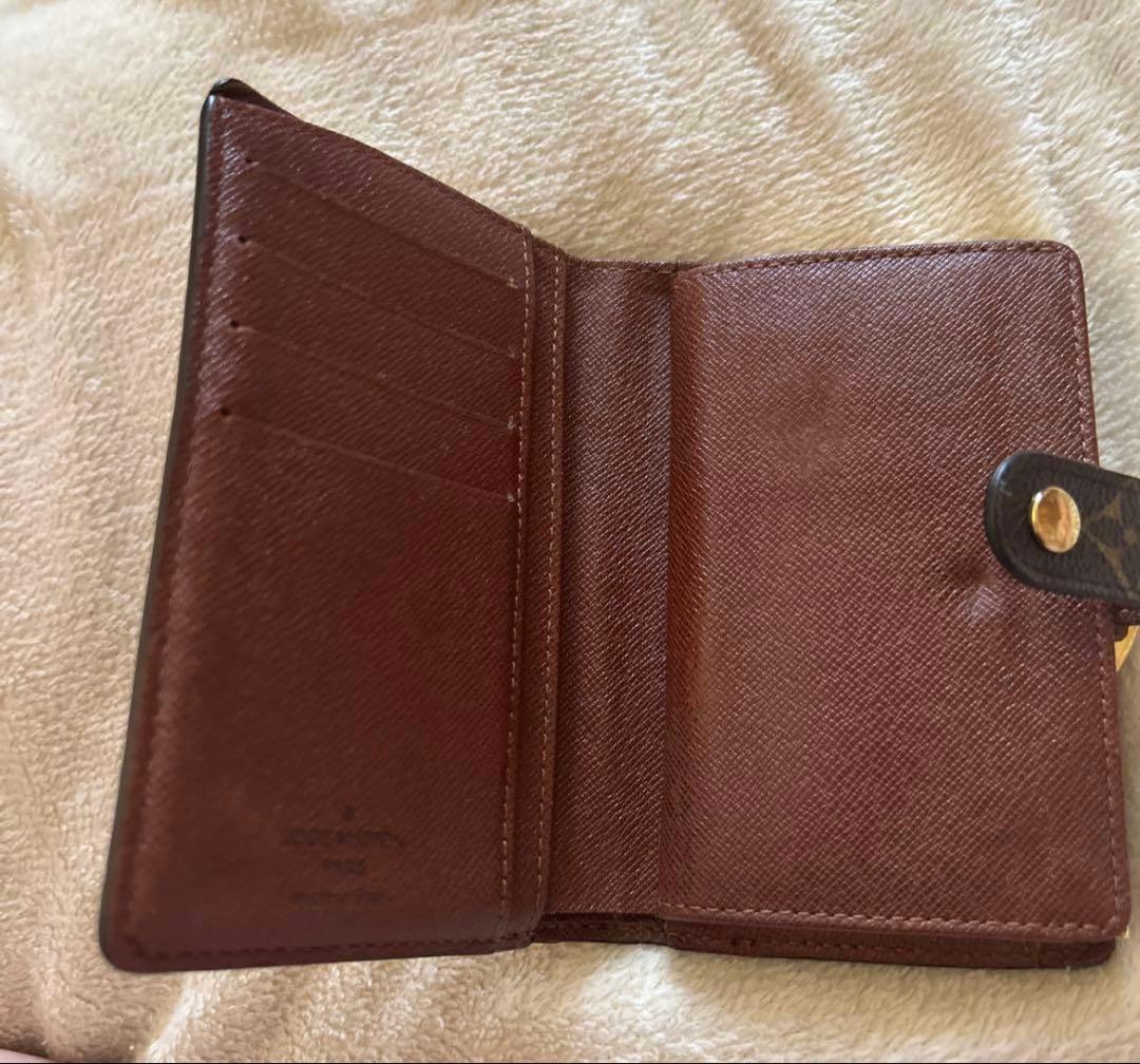 Louis Vuitton 二つ折り財布 ダークブラウン　極美品
