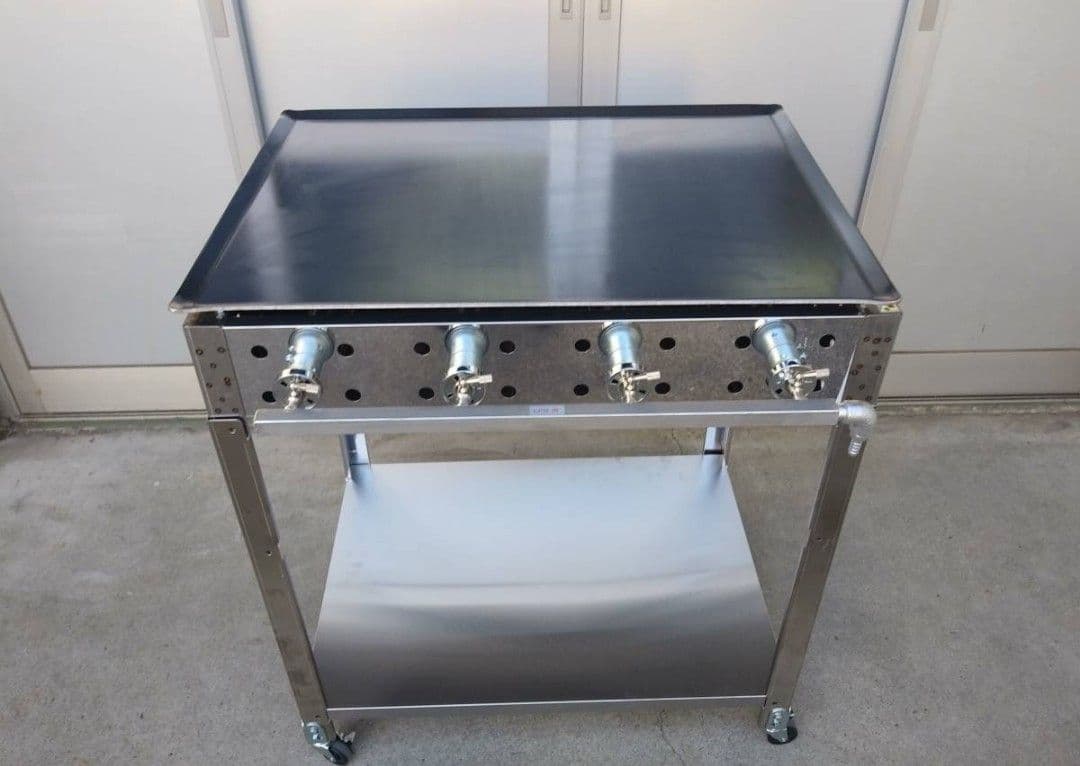 焼きそば 鉄板焼き LPガス グリドル 専用台付き お好み焼き