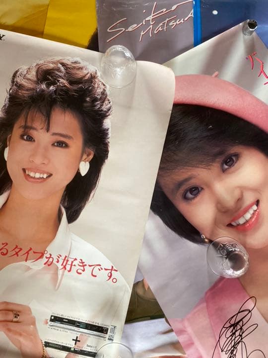 松田聖子ポスター6枚セット　SONY カネボウ　LP購入特典