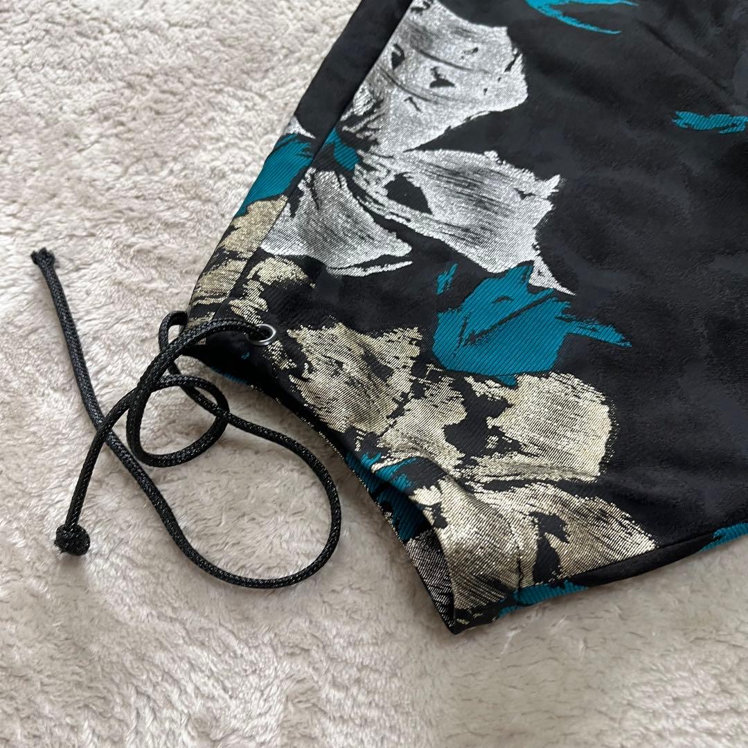 極美品　ジュンヤワタナベ　コムデギャルソン 花柄　ジャガード　サルエルパンツ