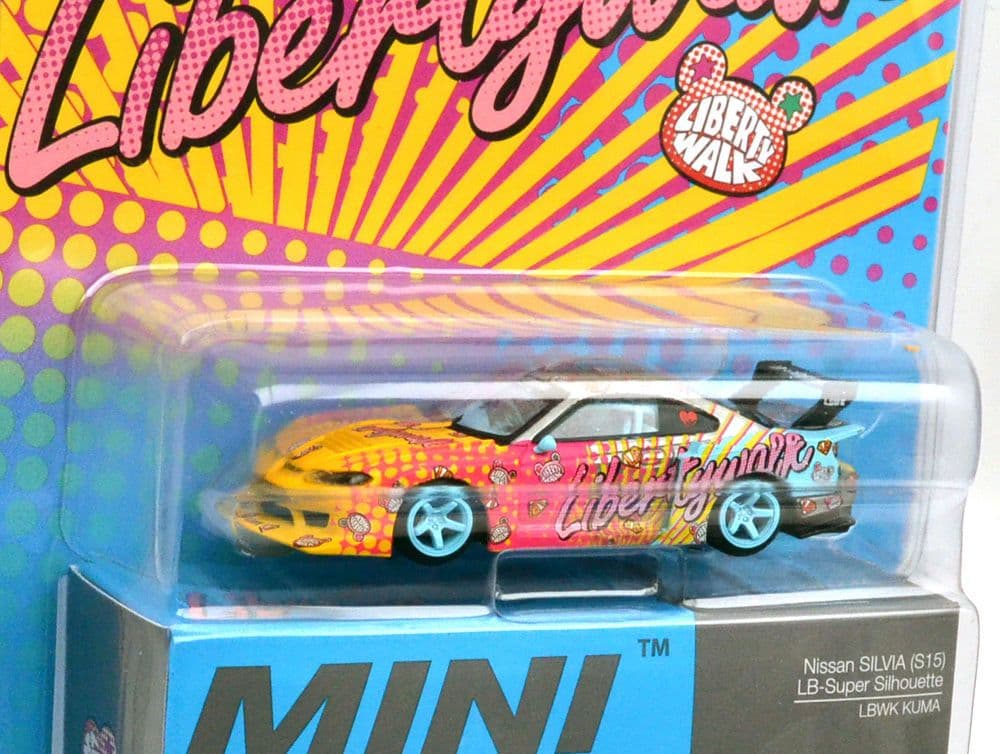 MINI GT Nissan SILVIA S15 LBWK チェイス